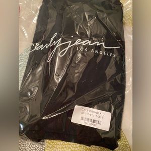 CJLA BLACK Cali dress sz L - 100% cotton - pockets!